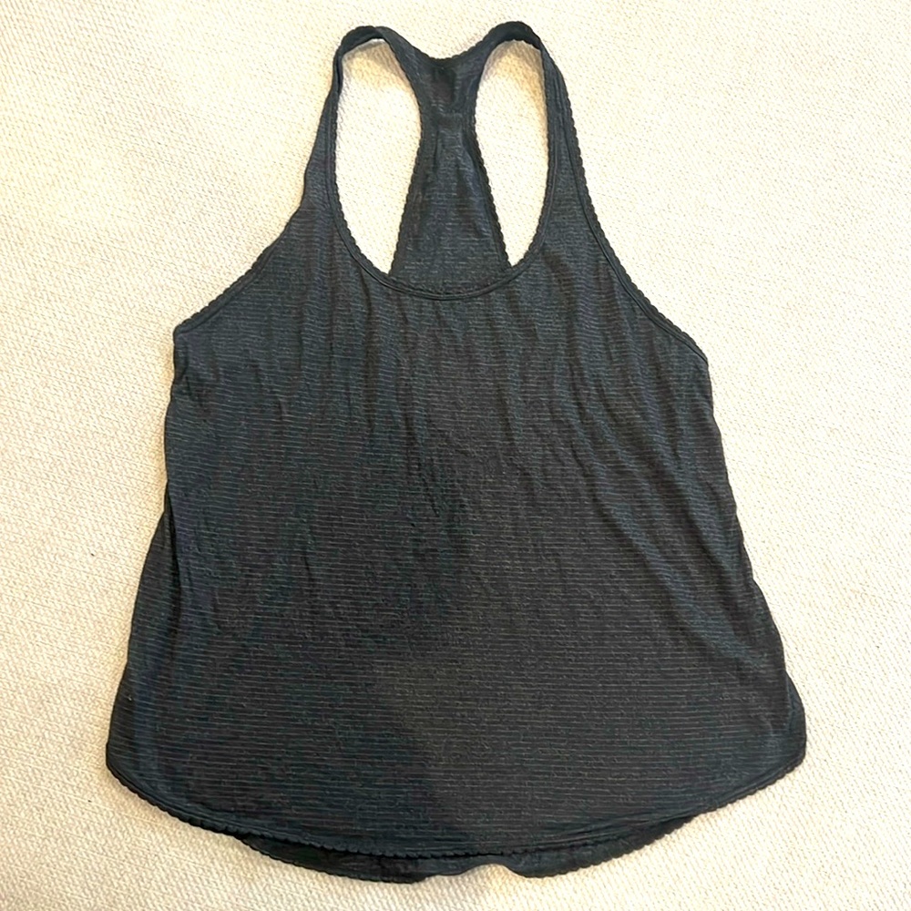 lululemon athletica Black Racerback Tank Top